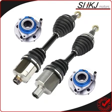 For Chevy Impala Cadillac DTS FWD 2X Front Wheel Hub Bearing & CV Axle Shaft