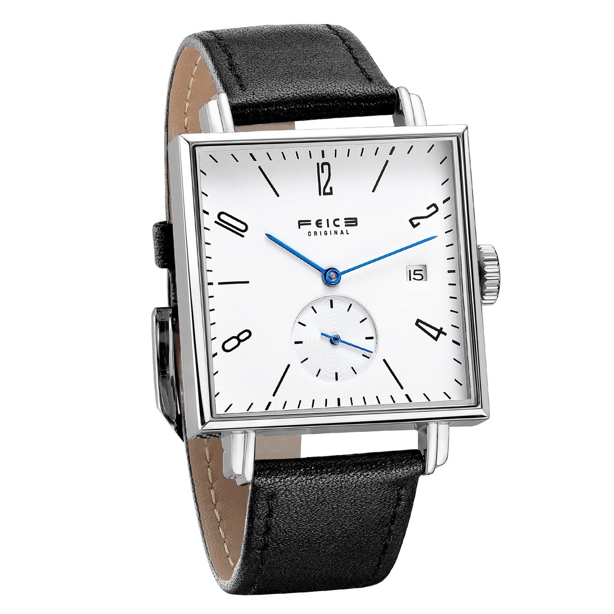 FEICE Men's Square Watch Bauhaus Automatic Mechanical Watch
