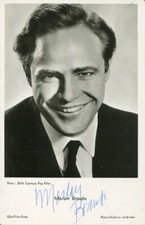 Marlon Brando The Godfather A Streetcar Named Desire Rare Signed Auograph Photo