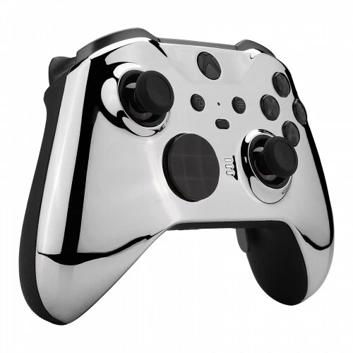 Chrome Silver XBOX ONE ELITE 2 Series SMART Custom Modded Controller Mods FPS - Image 3 of 4