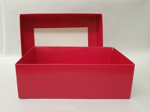 Block Colour Gift Box & Lid Square Rectangle Matte Laminate Gloss, Choose Colour - Picture 58 of 143