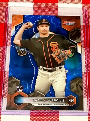 Casey Schmitt RC 2023 Bowman's Best Rookie Blue Refractor 134/150 #23 SF Giants