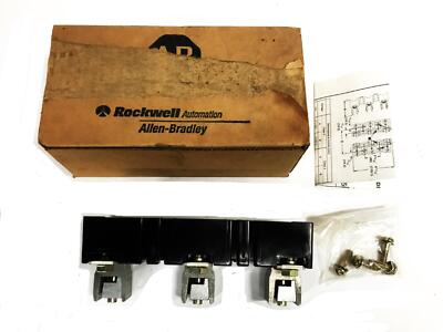 Allen-Bradley 3-Pole Fuse Block (with Hardware) X-4107-10 NOS