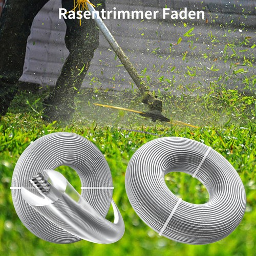 3 mm * 50 m cavo per decespugliatore trimmer filo filo di acciaio durevole-IT - Foto 6 di 15