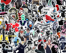 2550 Street Art Sticker Pack - Waterproof Vinyl - Banksy Graffiti Dolk 2550 Street Art Sticker Pack - Waterproof Vinyl - Banksy Graffiti Dolk