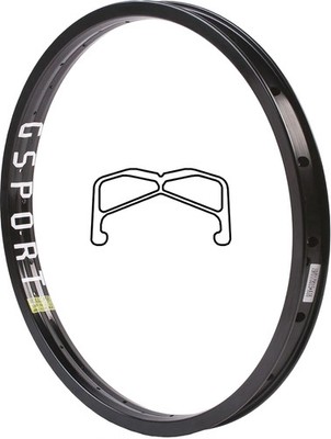 G-Sport RollCage BMX Felge schwarz, 20 Zoll, 36 Loch Gsport