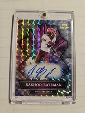 Rashod Bateman Autographed Wild Card Alumination Trading Card