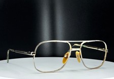 VTG BERDEL SFEROFLEX AVIATOR Gold Unisex Aviator Full Rim Eyeglasses FRAMES ONLY