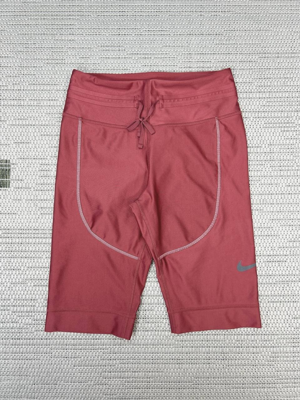 Nike City Ready Running Shorts Womens XS Red Stretch Swoosh Logo Drawstring