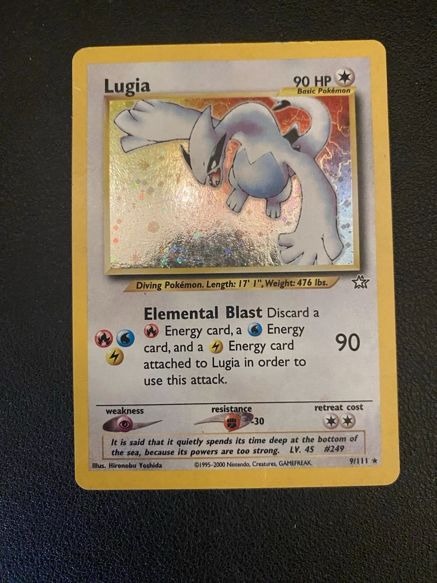 Lugia Pokémon TCG Neo Genesis Individual Collectible Card Game Cards for  sale