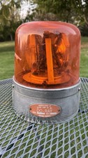 Vintage Do-Ray Model 4002 Amber Rotating Beacon Emergency Light