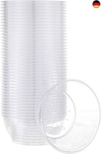 KAHEIGN 60Pcs Dessertschalen Mini Desserttasse Plastikschüsseln, 180ml 