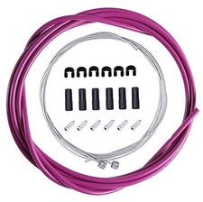 Universal Brake Cable and Housing Set Purple,9.8ft 
