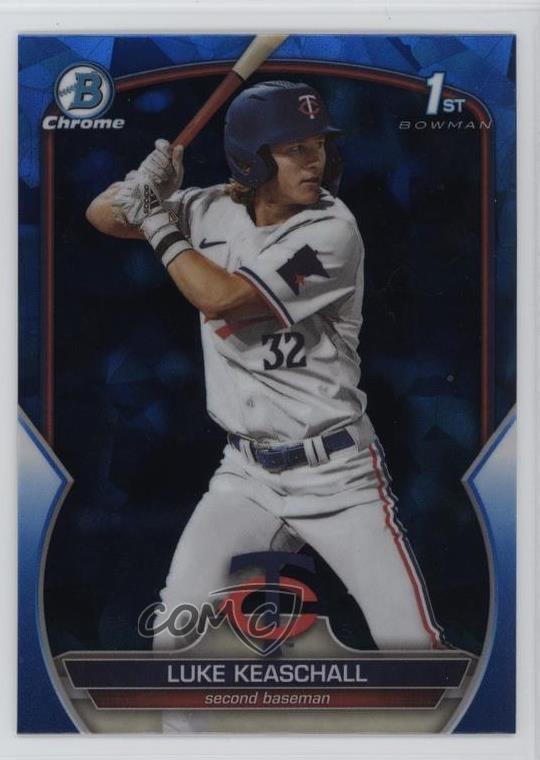 2023 Bowman Chrome Draft Sapphire Edition Luke Keaschall #BDC-53 1p01