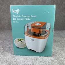 KOJI Electric Freezer Bowl Ice Cream Maker 1.5 Quart - Brand New
