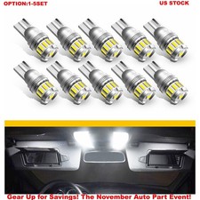 T10 Side Wedge 1-SMD 4014 Car LED Light Bulbs W5W 2825 158 192 168 194 1-5Set