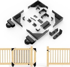 Sliding Gate Kit Heavy Duty Rolling Gate Hardware Kit for Smooth Quiet Sliding O