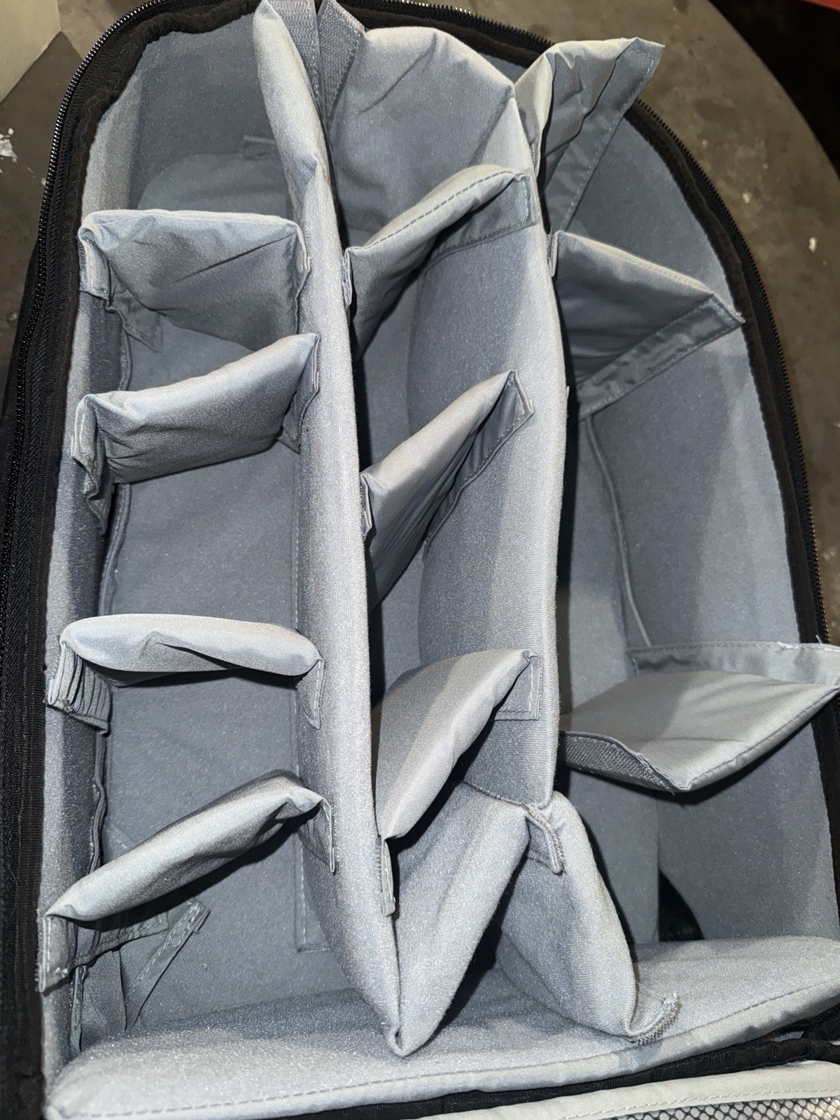 Black Rolling Suitcase with Adjustable Compartmen… - image 2