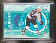 2002-03 Be a Player Signature Series Game Used Jersey Relic Joe Sakic