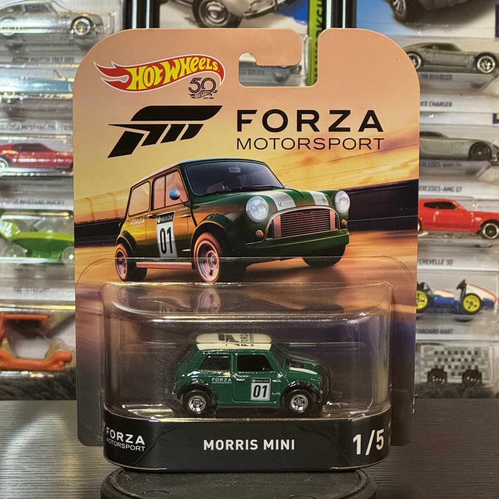 HOT WHEELS 2018 RETRO ENTERTAINMENT FORZA MOTORSPORT MORRIS MINI