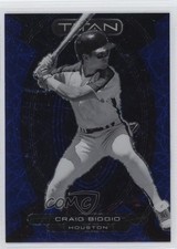 2023 Panini Chronicles Titan Blue Velocity Prizm 15/99 Craig Biggio #20 HOF rw6