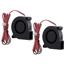 2-Pack 50mm x 15mm Blower Fan 12V 5015 Dual Ball 12V-Dual Ball-39 inches