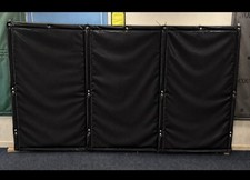 Acoustic sound barrier heras fencing noise reduction barrier Black single 