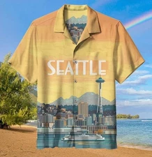 Nature Lovers Dream Seattle Hawaiian Shirt