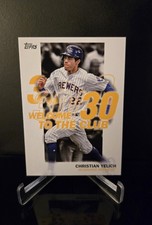 CHRISTIAN YELICH 🔥 2023 Topps Welcome To The Club 30/30 Baseball Insert #WC-18