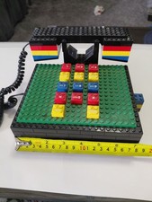 Tyco Lego Corded Telephone Retro 1989 Mute Redial Colorful Design
