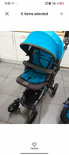 Jane Travel System Pushchair Blue/Black/Grey, Infant Car Seat, Footmuff