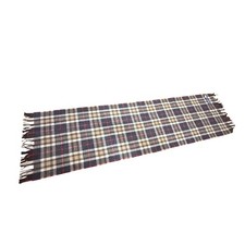 Pendleton Scarf Vintage 100% Virgin Wool Plaid Fringe USA Made 13"x 50โ Winter