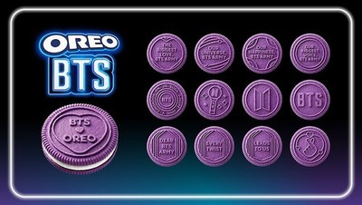(NEW)  6 boxes × Oreo limited edition BTS cookies 100g each