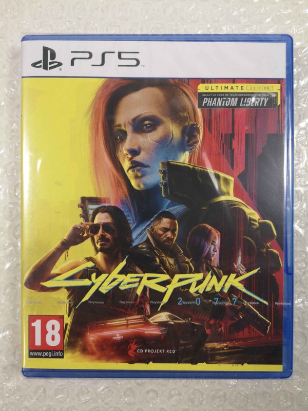 CYBERPUNK 2077 ULTIMATE EDITION PS5 FR NEW (GAME IN ENGLISH/FRANCAIS/DE/ES/IT)