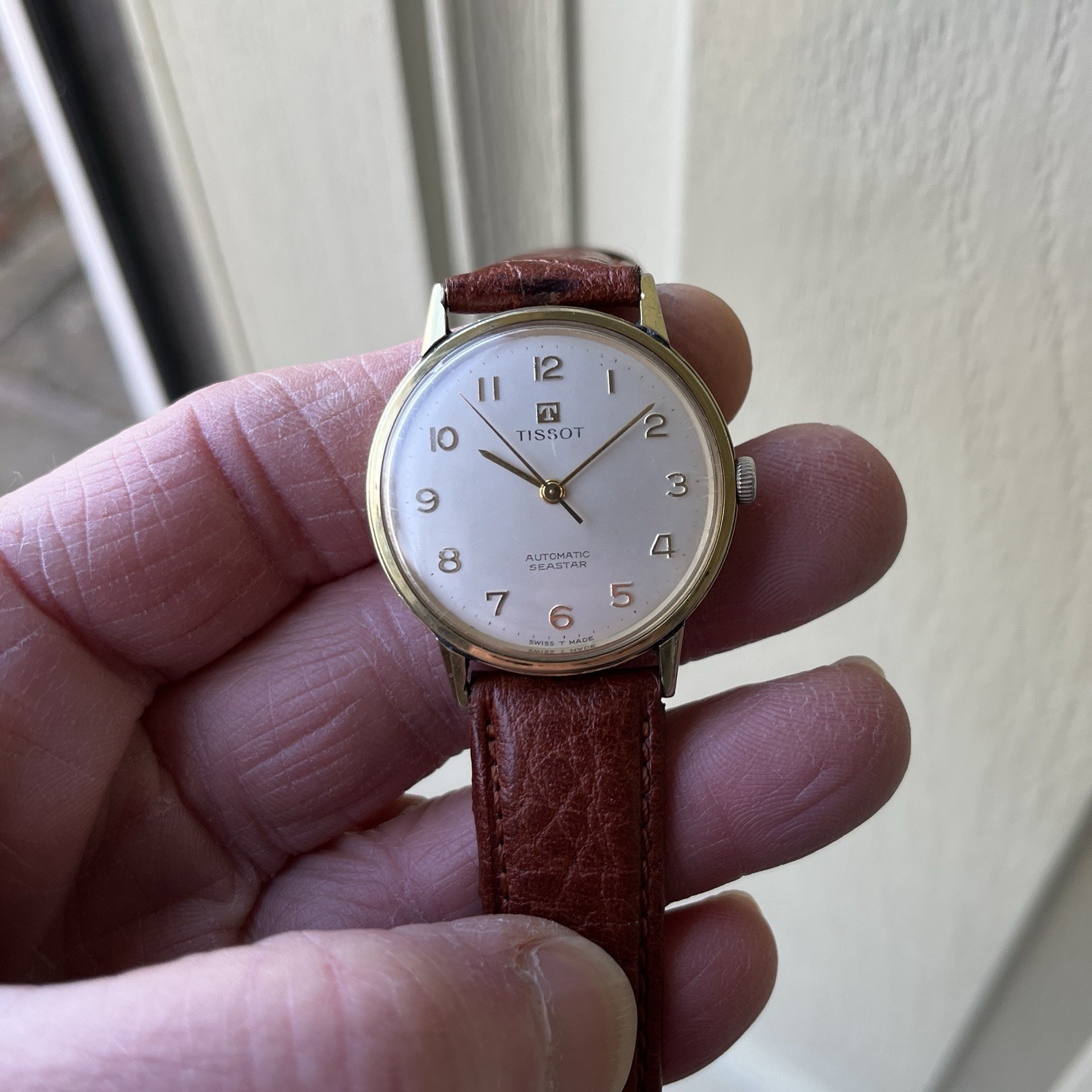 vintage  automatic 1960's watch Tissot 21J Nice Seastar box with 43540 - vintagewatches.pk