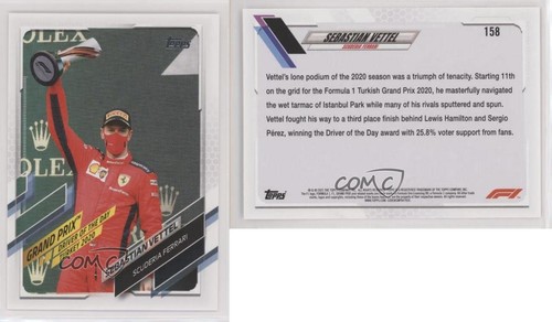 2021 Topps Formula 1 Grand Prix Driver of the Day Sebastian Vettel #158 0f6 - 第 3/3 張圖片