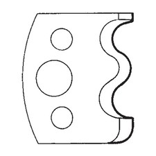 Scheppach Profilmesser Paar 63207706 ID.-NR. 100 129 006 wie Leitz 026106