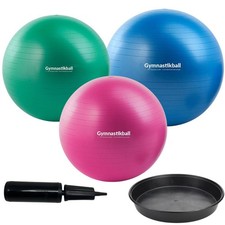 Gymnastikball PRO SET Sitzball inkl. Pumpe, S...