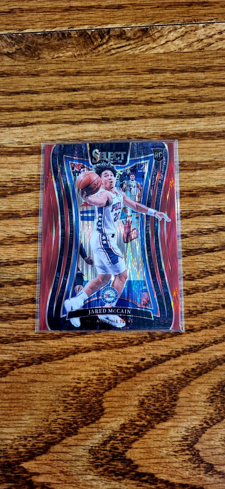 2024-25 Panini Select Jared McCain Red Flash Mezzanine #d /299 Rc