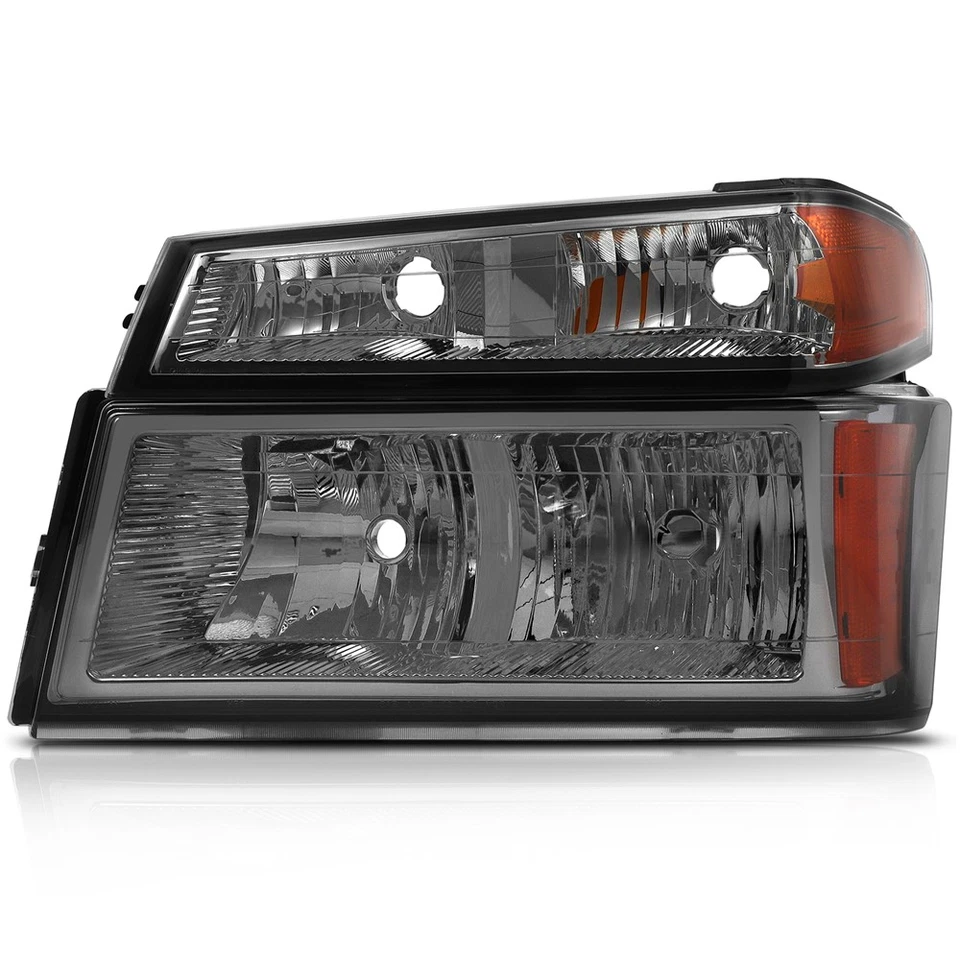 Headlights Assembly Left Right Fits Isuzu i-280 i-290 GMC Chevy Chrome - Image 2 of 4