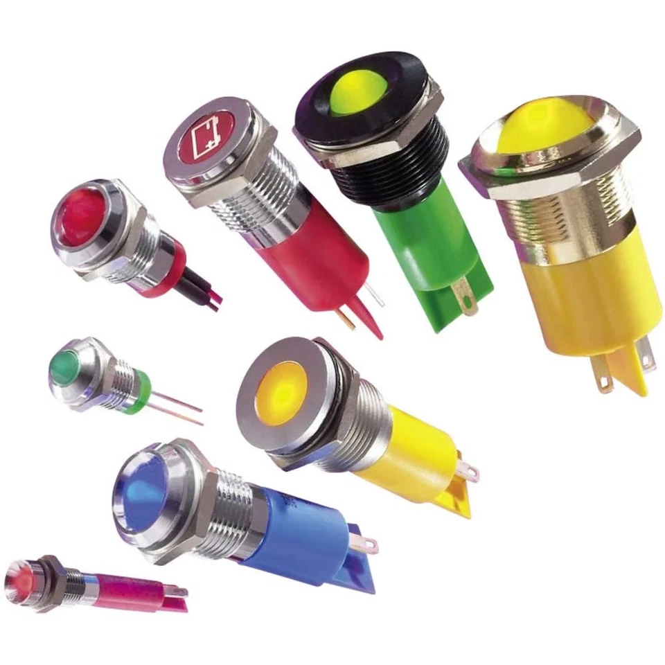 Voyant de signalisation LED APEM Q8R1CXXY220E jaune 230 V/AC 3 mA 1 pc(s) - Photo 2/3