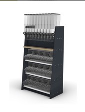 Pick and Mix Display Stand with Scoops & Gravity Dispenser