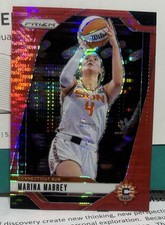 2024 Panini Prizm WNBA Marina Mabrey #132 Red Prizm SP /299 Sun