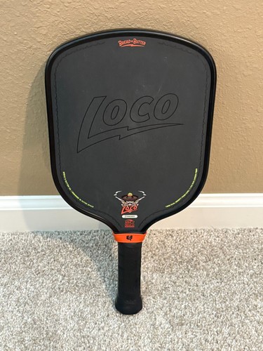Bread and Butter Loco Standard Widebody Pickleball Paddle B&B Black