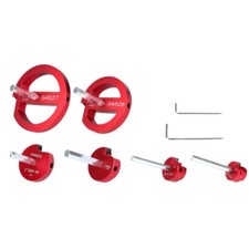 9 Pieces PVC-Rohrentgrater-Kit Harte Tragebox Rohrreibahle-Set Sechskant Schaft