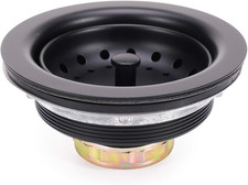 3-1/2 Inch Kitchen Sink Stainless Steel Basket Strainer Water Stopper with Drain