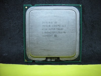 Intel Pentium Core 2 Duo 6300; 2x1,86GHz SL9SA  Sockel LGA775