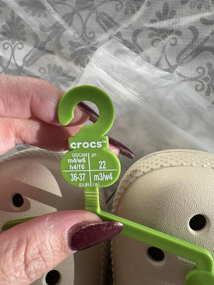 Crocs женщин меха с подкладкой теплый сабо зимние туфли леопард и зебра печати Sz6 новый с Ярлыками - Изображение 4 из 4
