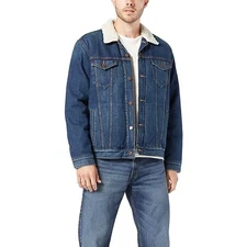 Signature by Levi's Gold Label Size XS Roam Sherpa Lined Trucker Jacket HR2-16