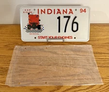 1994 Indiana “Start Your Engines” 500 Festival Auto License Plate